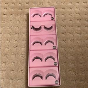 Synthetic fake eyelashes - 10 pairs